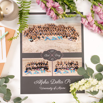 "photo trio" bid day product example