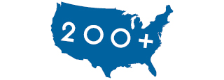 200+ photographers nationwide icon