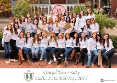 Delta Zeta Bid Day Drexel