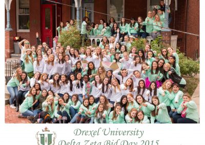 Delta Zeta Bid Day Drexel