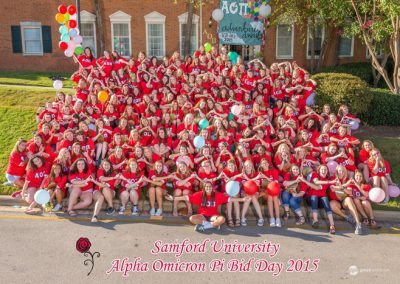 Alpha Omicron Pi Bid Day