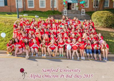 Alpha Omicron Pi Bid Day