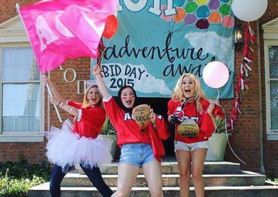 Alpha Omicron Pi Bid Day