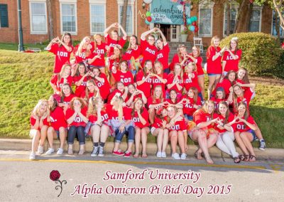 Alpha Omicron Pi Bid Day