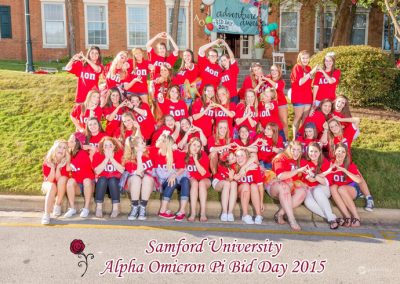 Alpha Omicron Pi Bid Day