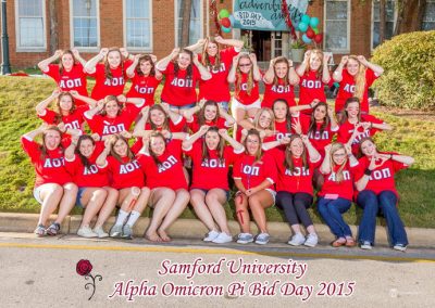 Alpha Omicron Pi Bid Day