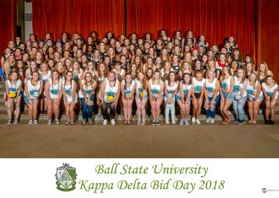 Kappa Delta Ball State University Bid Day