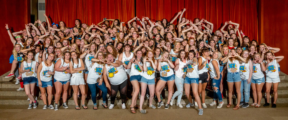 Kappa Delta Ball State University Bid Day