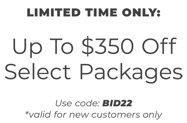 Up To $350 Off Select Bid Day Packages