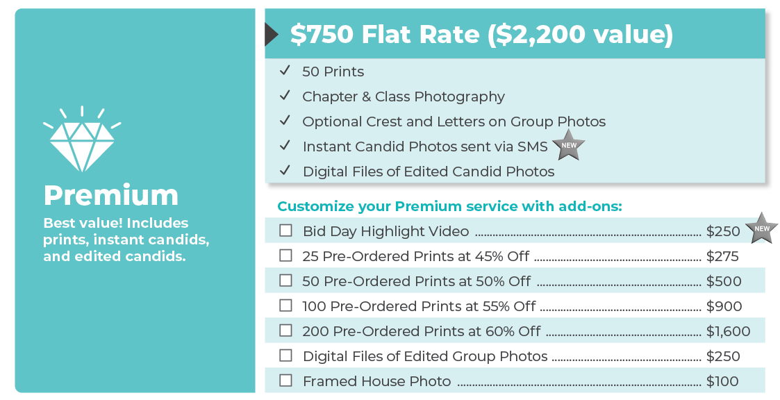 8p5x11_BidDay_PricingTable Premium Pricing Table